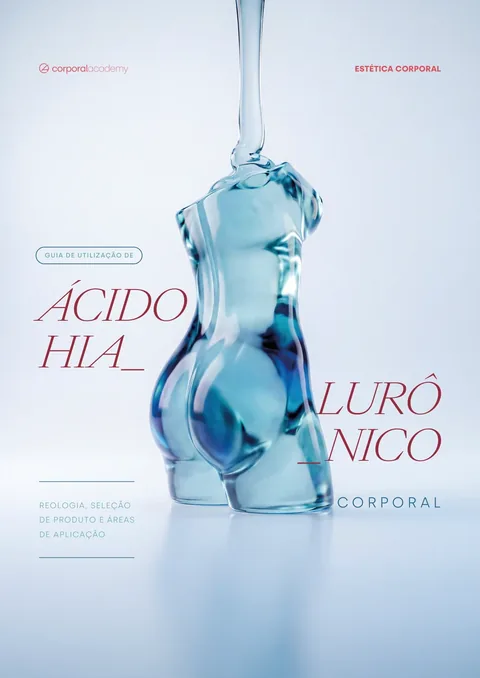 Capa do livro Guia de Utilização de Ácido Hialurônico Corporal
